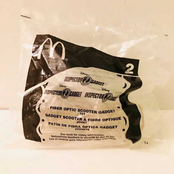 2003 McDonalds Inspector Gadget 2 Fiber Optic Scooter  Gadget Toy - Picture 1 of 8